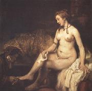 REMBRANDT Harmenszoon van Rijn Bathsbeba with King David's Letter (mk33) china oil painting artist